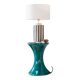 Ecru and black Hepburn sandstone lamp