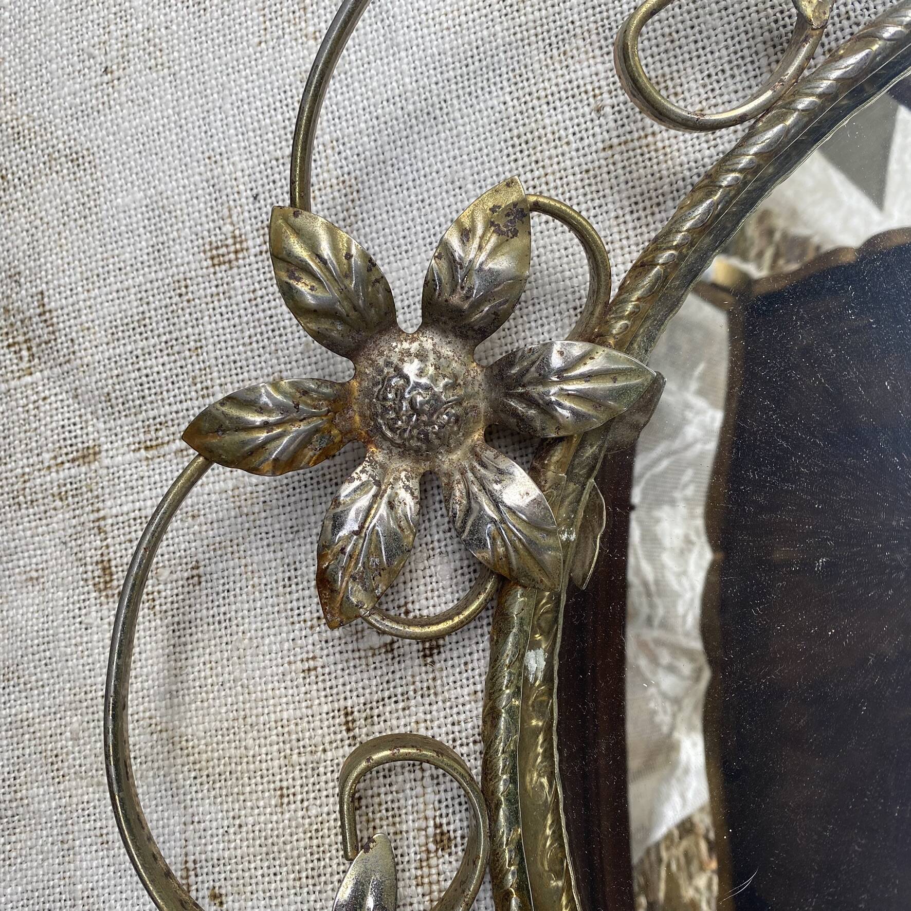Vintage witch's eye mirror 43 cm, 1960s