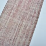 Pink Oushak Turkish Runner sku 3370