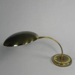 Lampe de bureau Bauhaus en laiton, modèle 6751 par Christian Dell pour Kaiser Leuchten