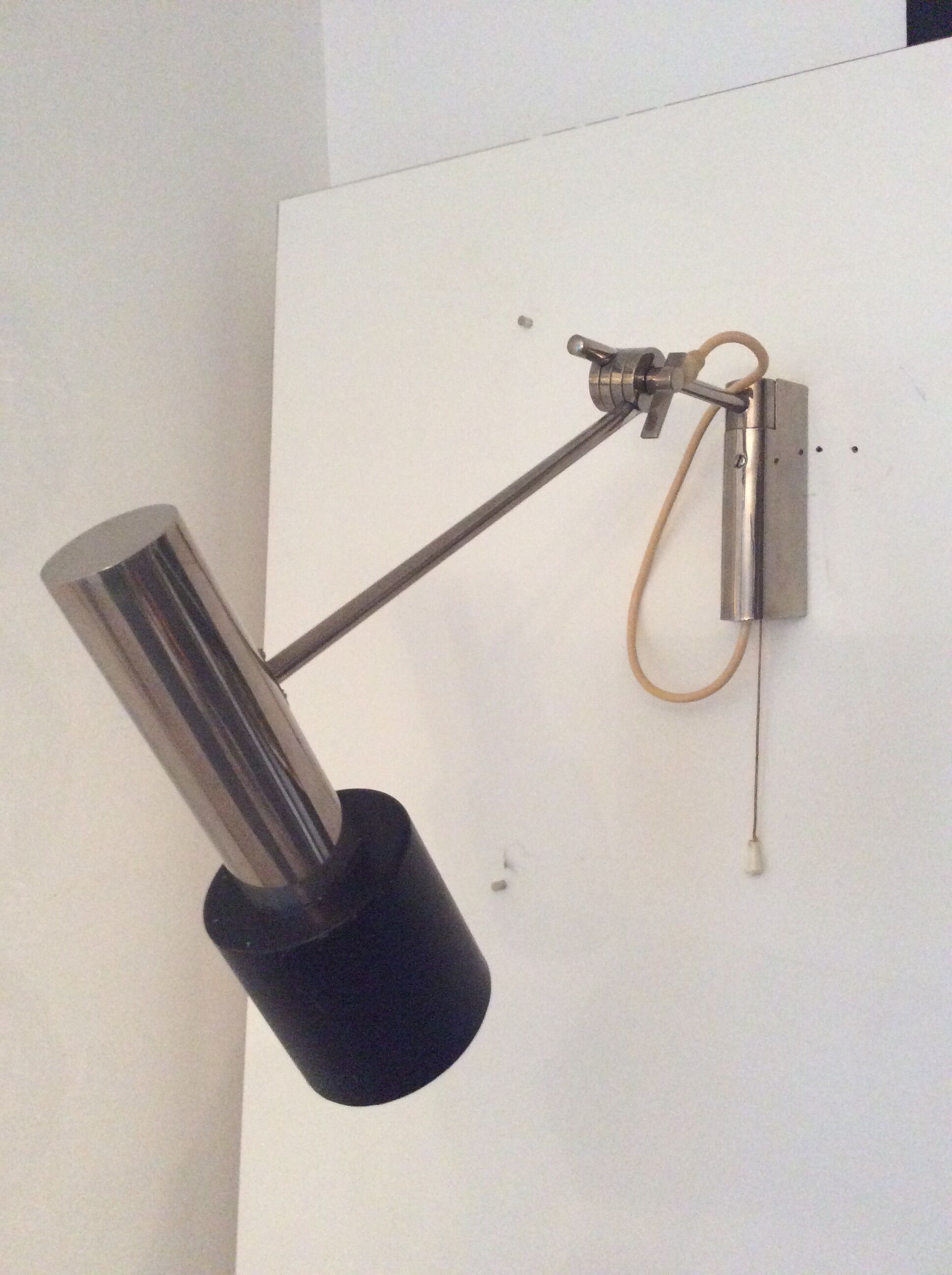 Vintage articulated stem lamp from the 50s and 60s
