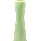 Mid-century modern green Murano glass Table lamp, Barovier & Toso style  Italy, 1940s