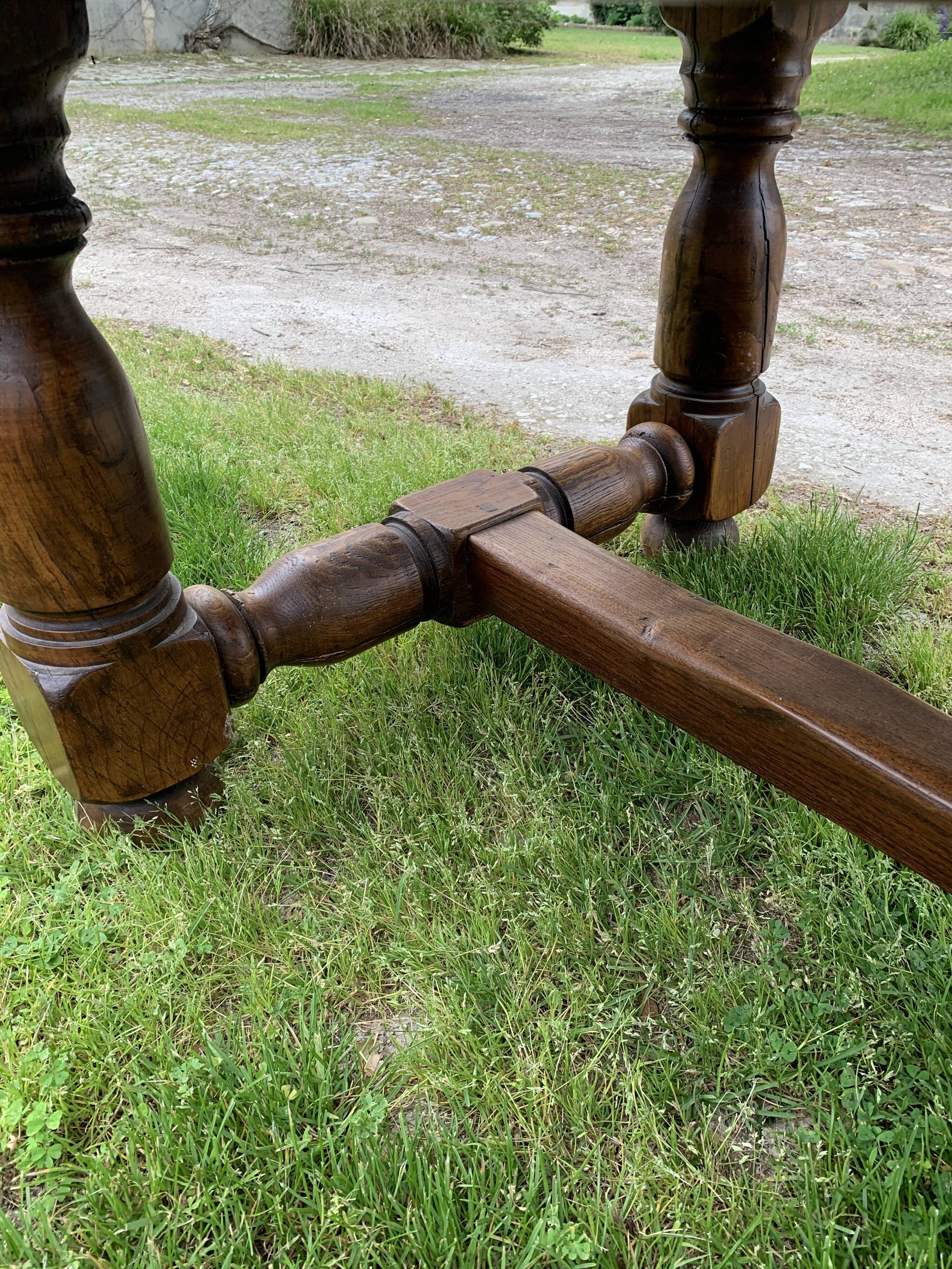 Table in country oak castle monastery