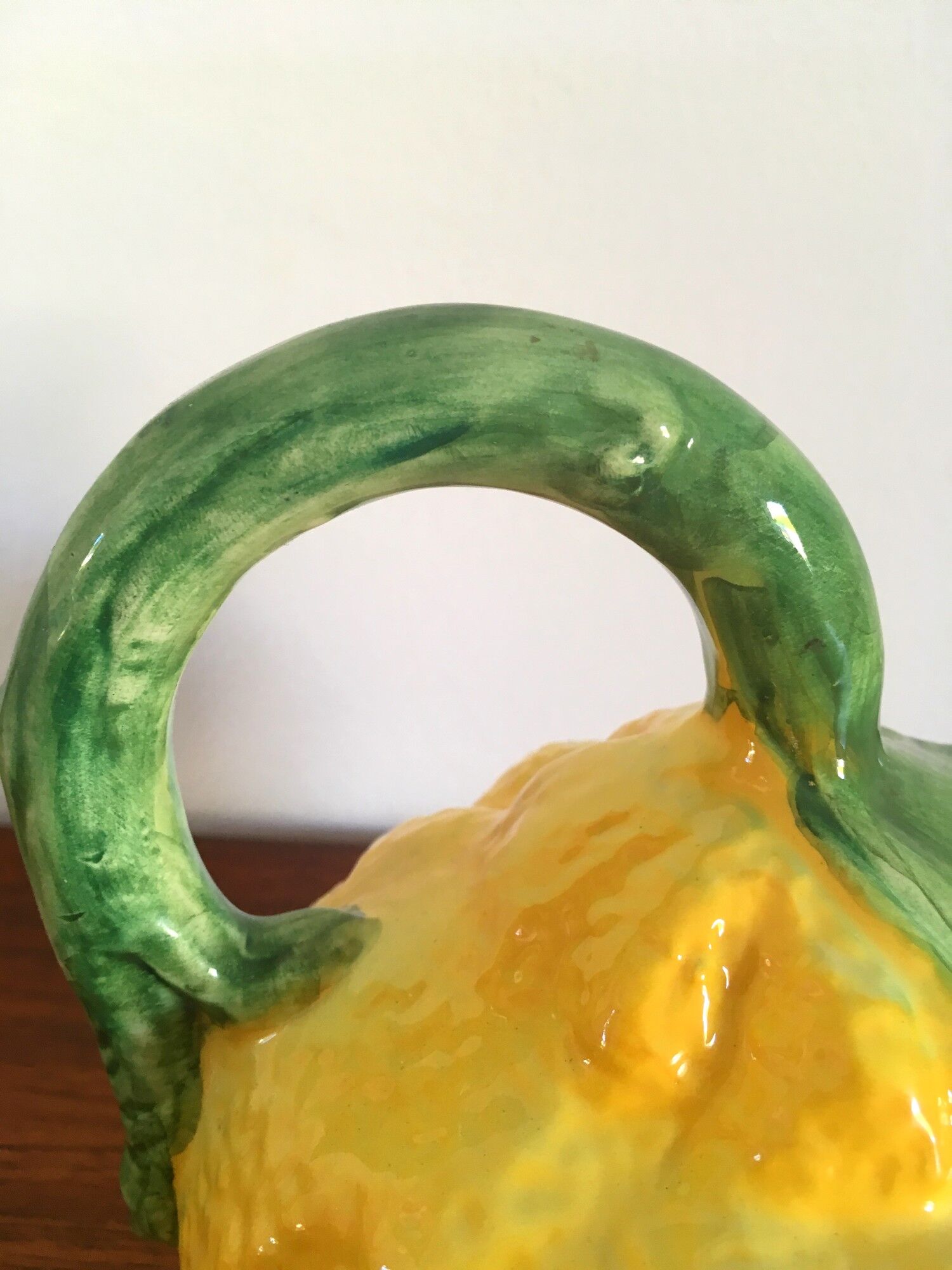 Vintage 1950s dabbling lemon pitcher