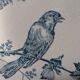 Flat plate Longwy "Mésange" – Terre de Fer, late 19th century