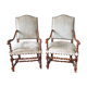 Pair of Louis XIII armchairs