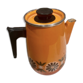 Cafetière vintage 60 en metal