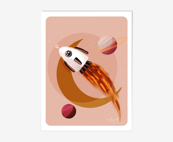 Illustration "univers" a4