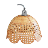 Rattan flower hanging lamp
