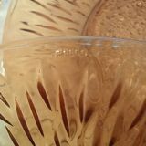 Vereco Sunflower amber plates – 8 vintage pieces (4 dinner plates, 4 dessert plates)