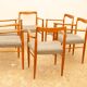 Chaises de salle à manger de style scandinave par Sedláček & Vyčítal, Tchécoslovaquie, années 1970