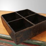Industrial Wooden Sorting Tray, Belgium 1920s