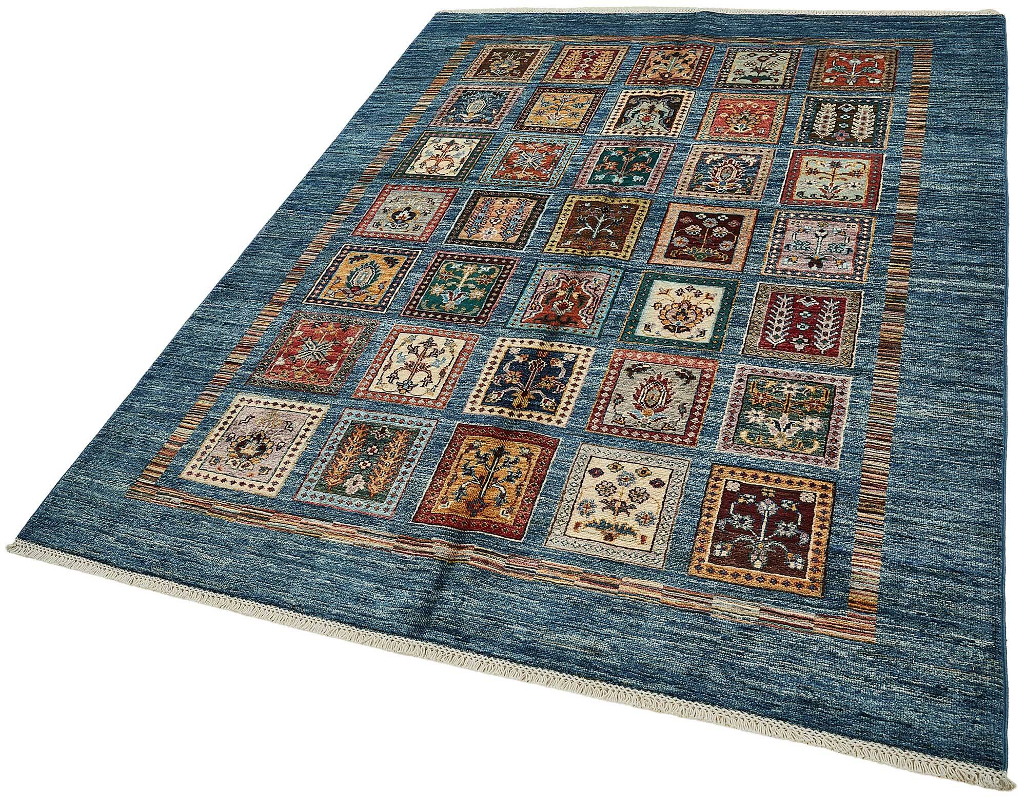 Turkish Handknotted Wool Oushak Rug 153 cm x 207 cm