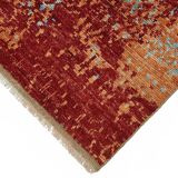 Handmade Tribal Decorative 168 cm x 236 cm Red Wool Carpet