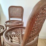 Rattan bar stools