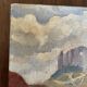 Oil on landscape cardboard 35 X 27
