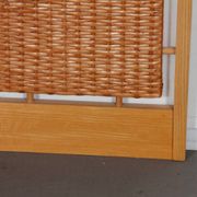 Rattan coat rack produced by Uluv in the 1960s