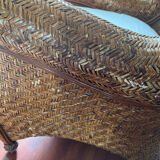 Rattan sofa and armchair