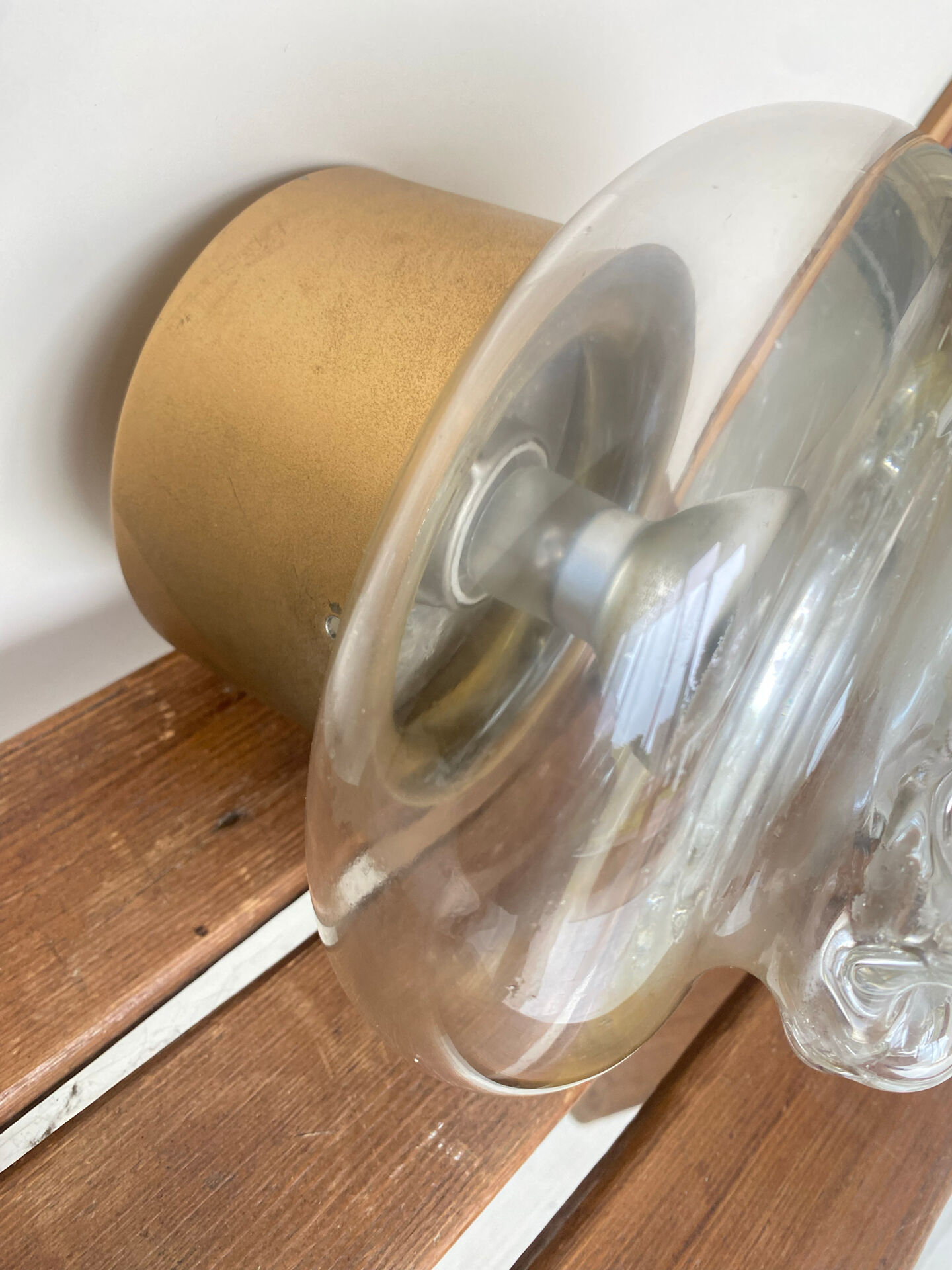 Vintage 70's wall-mounted ceiling light
