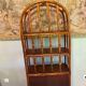 Vintage rattan shelf