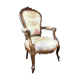 Fauteuil ancien en bois sculpté, époque Napoléon III, XIXe Siècle