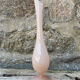 Vase in powdered pink opaline