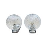 Pair of DusselPlastic wall lamps Germany, 1980s