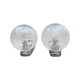 Pair of DusselPlastic wall lamps Germany, 1980s