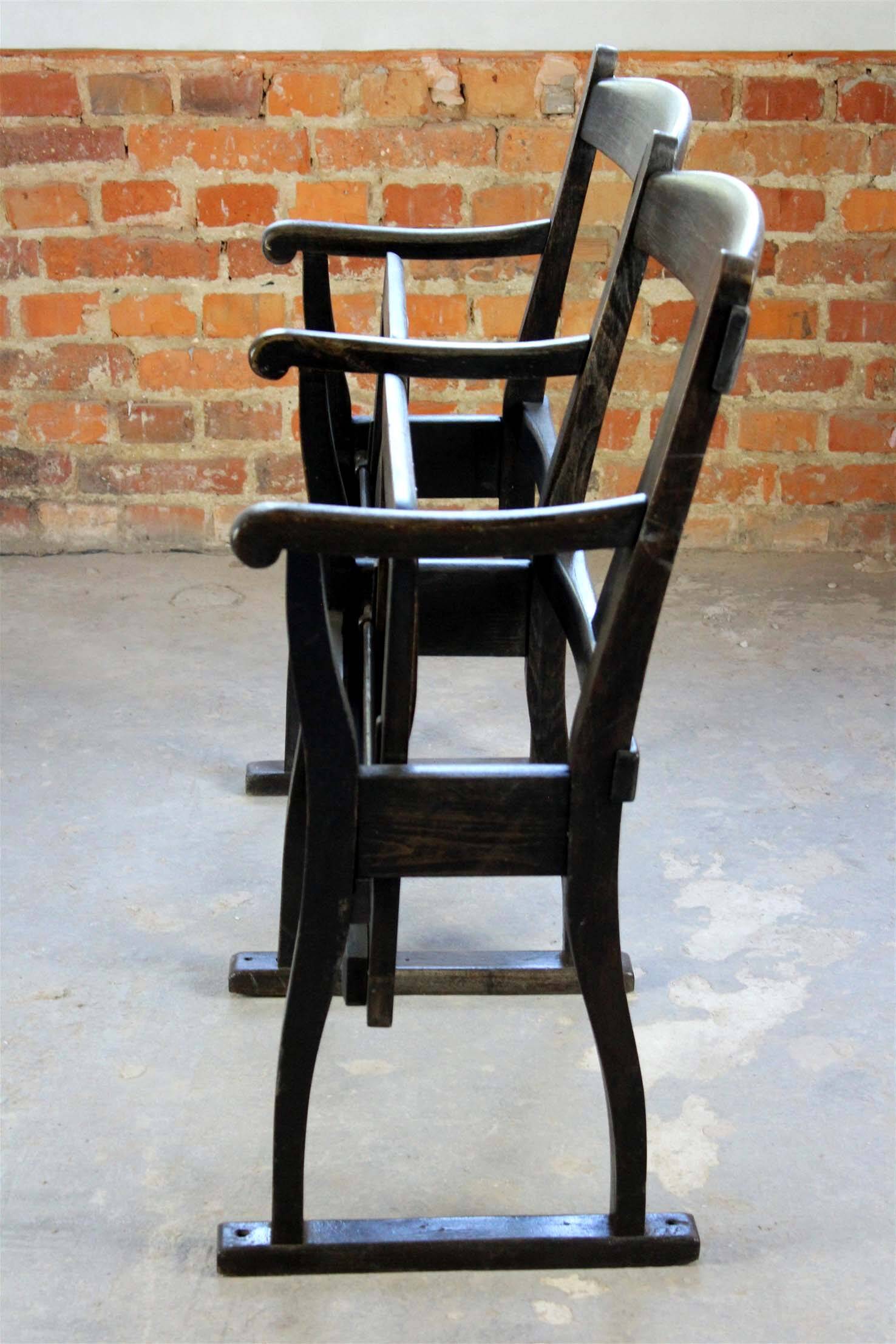 Vintage Cinema Seats, 1930s, Set of 2