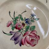 Assiette ancienne demi-porcelaine kg luneville