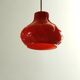 Glass and Brass Pendant by Napako , 1970s