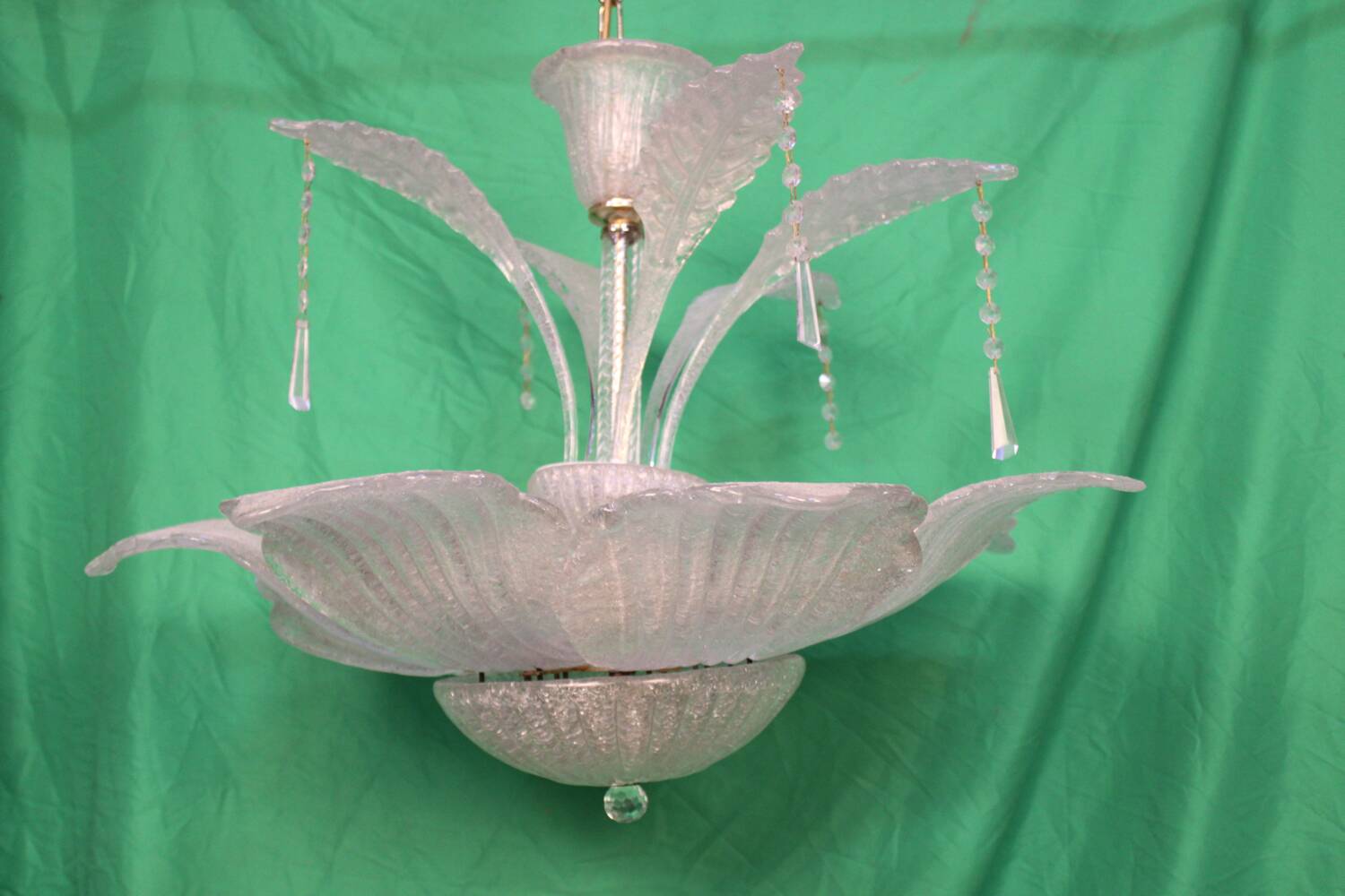 Italian Murano glass chandelier