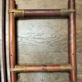 Vintage magazine holders 70's ~ rattan, burlap and wicker ~ France