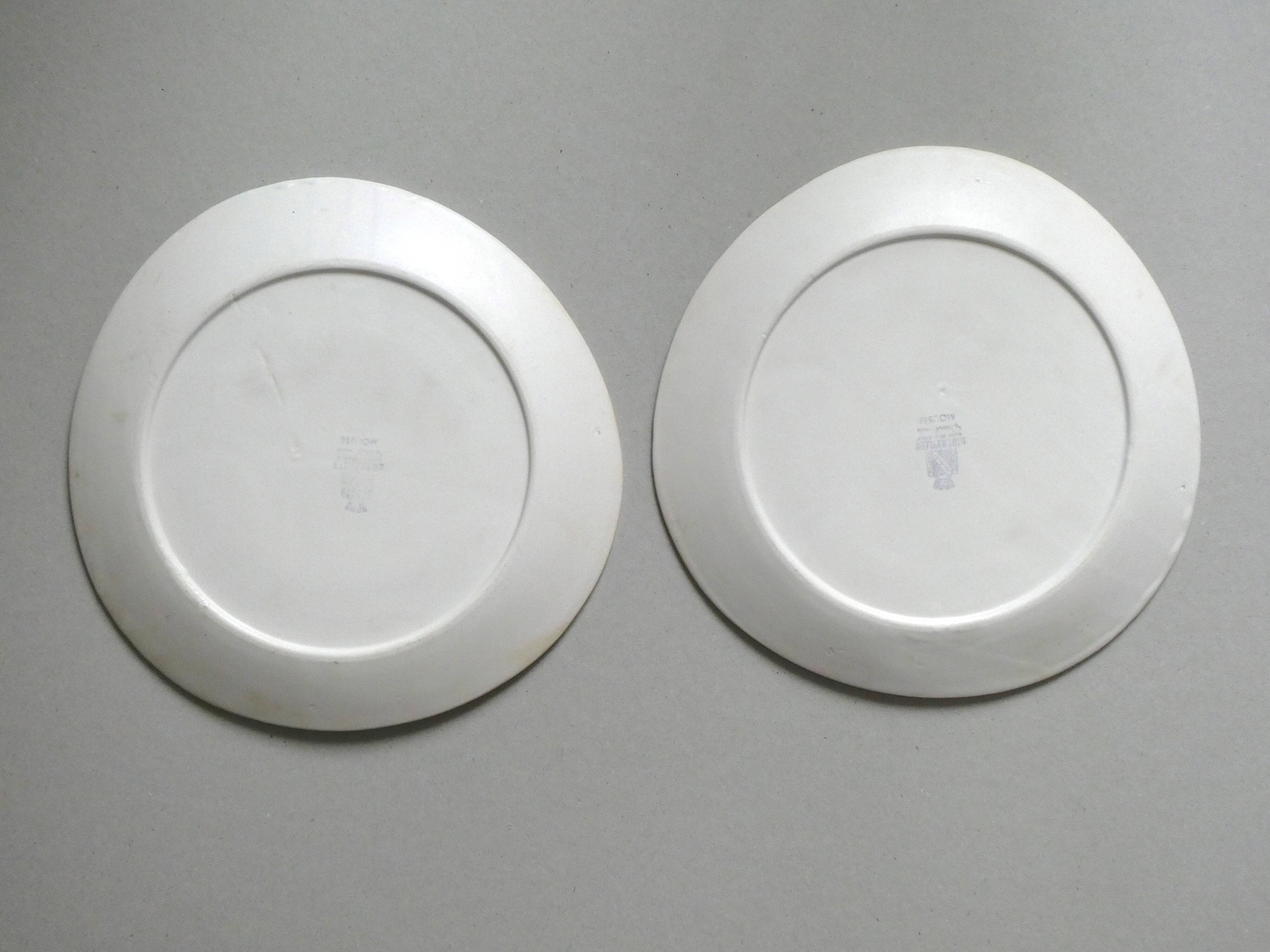 Set of 2 plates Niderviller, foam model, years 60