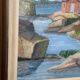 Swedish Oil on Canvas – “Coastline” by L. Österholm –  Dated 1964