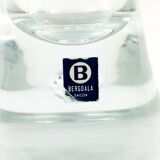 Scandinavian Minimalist Glass Vase from Bergdala, Sweden, 1970s