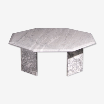 Table basse en marbre, 8 coins