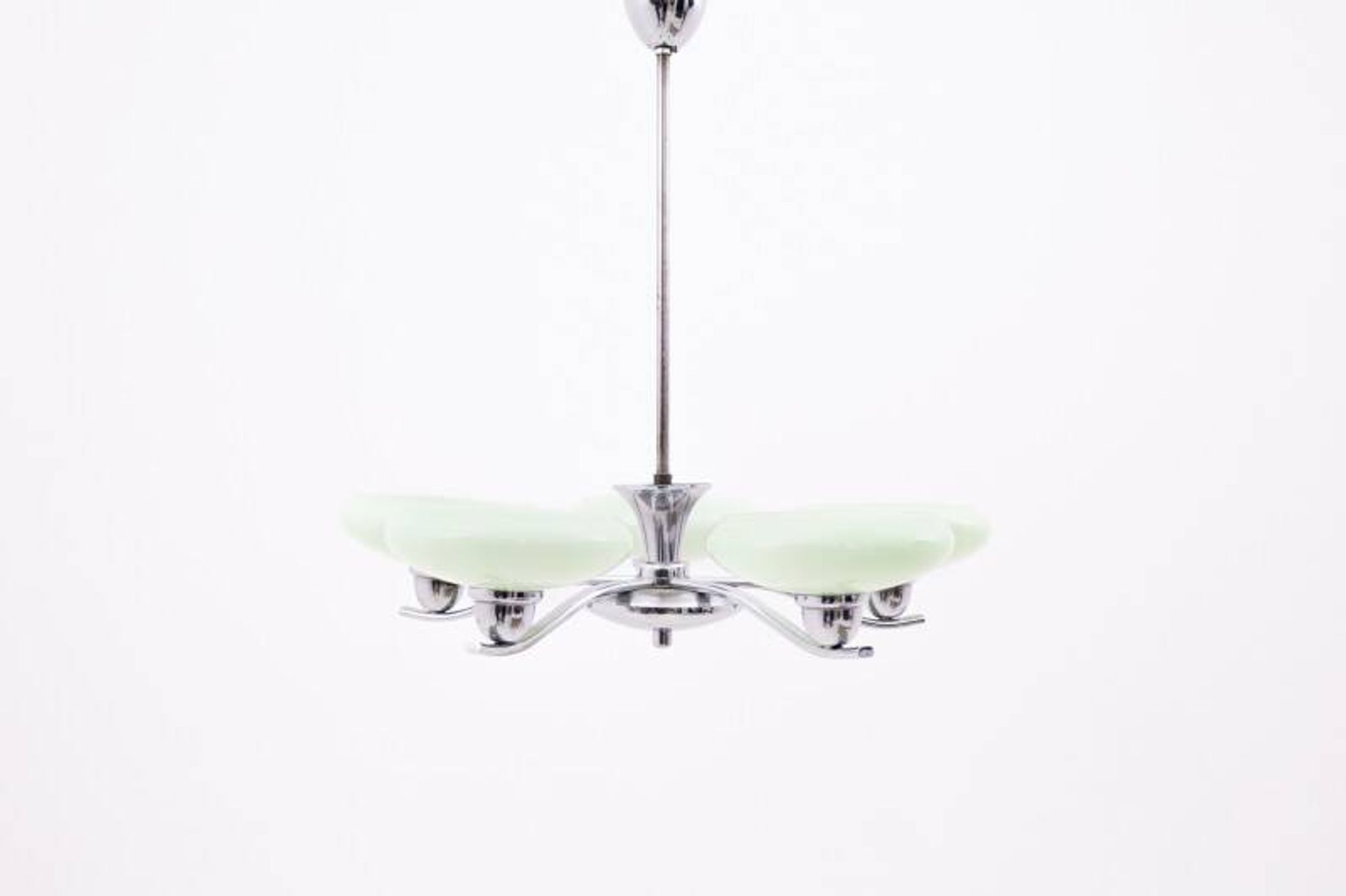 Art Deco chandelier from Poland, 1950s
