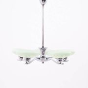 Art Deco chandelier from Poland, 1950s