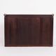 Wall-hung bookcase - hand-polished mahogany - shelf sections - 1890s