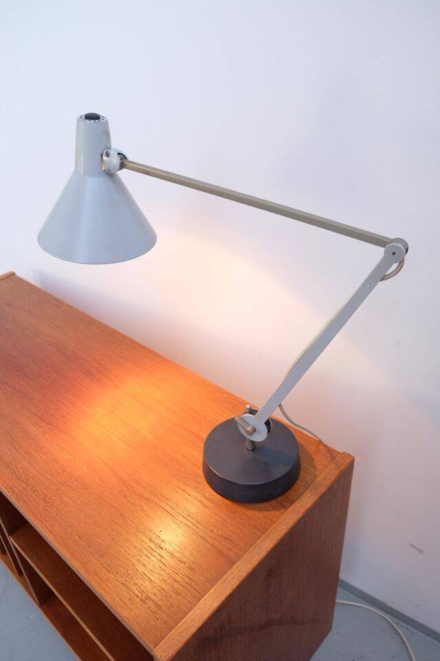 Vintage Kaiser table lamp, 1960s–70s, retro Mid-Century style.