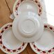 4 vintage deep plates L'Amandinoise Carnac