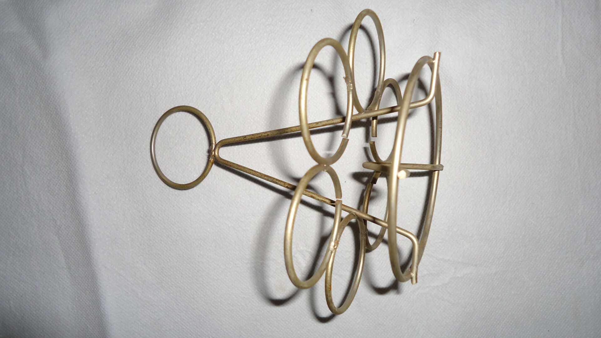 Liqueur glasses on vintage stand