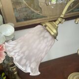 Lampe col de cygne vintage en laiton
