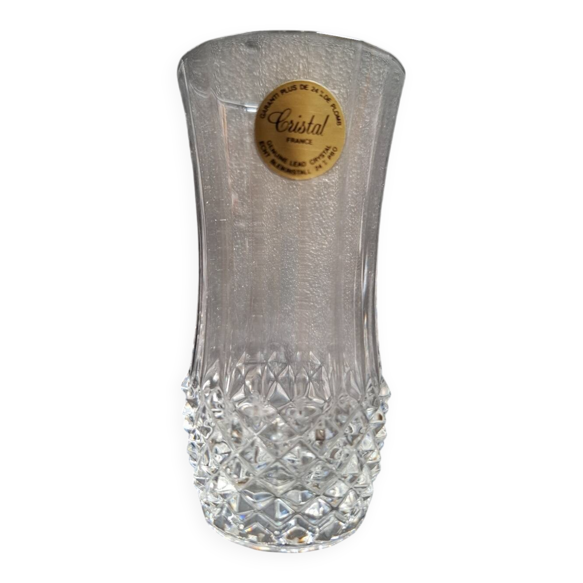 Crystal vase Pierre Cardin
