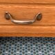 Buffet parisien vitré 1920 bois brut massif