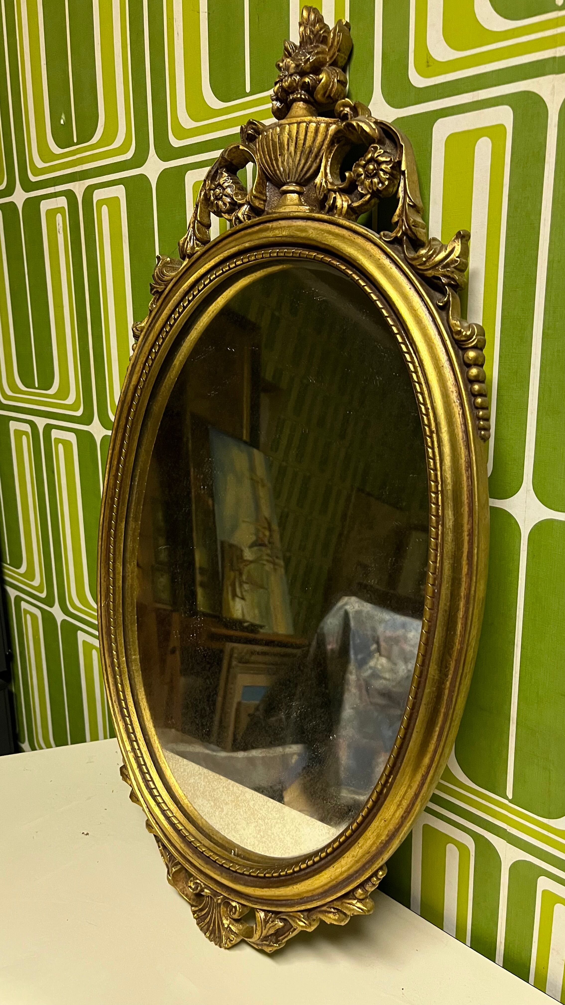 Golden mirror 74x38x3