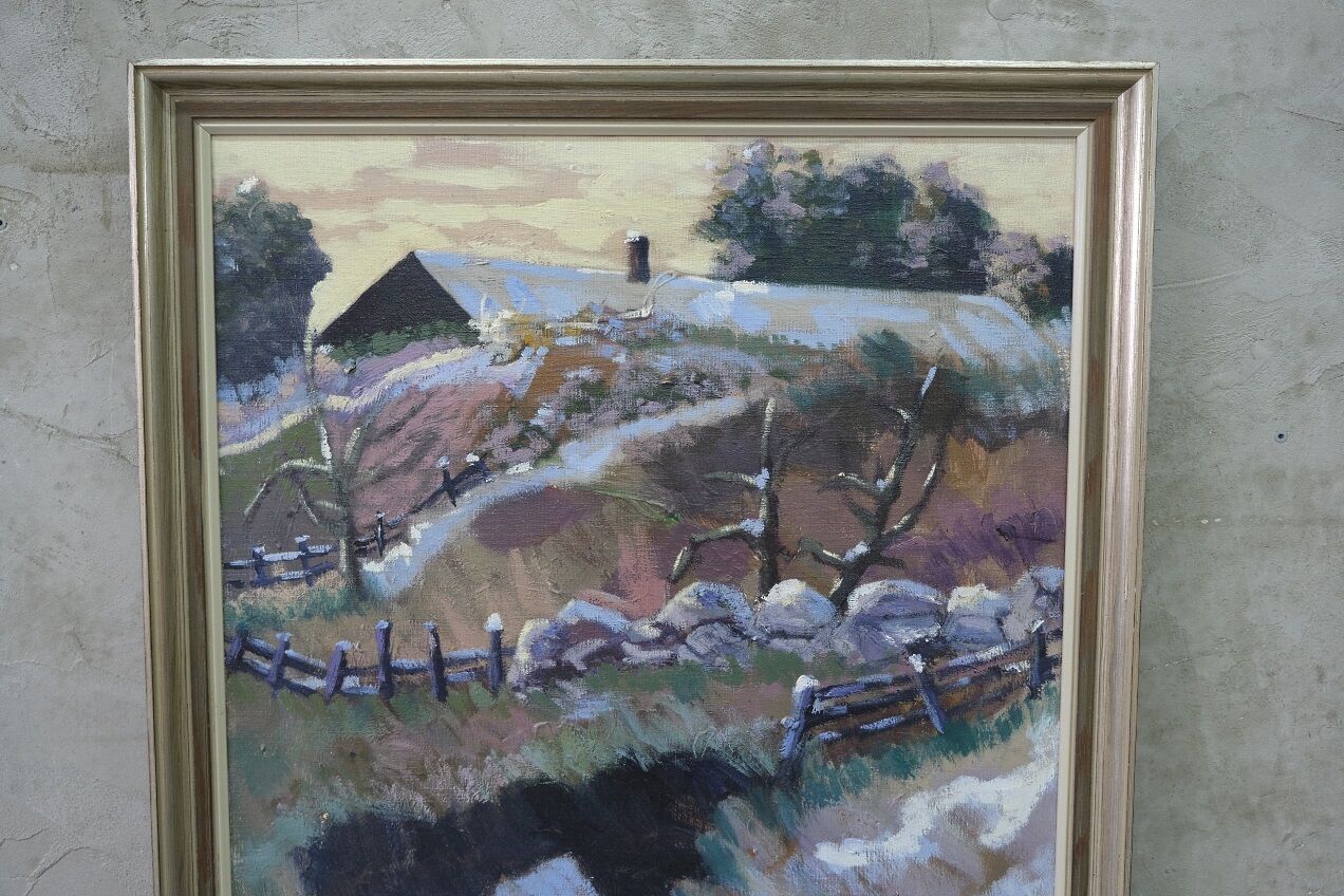 Scandinavian Modern Painting, Kai Christensen, 1970s