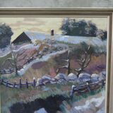 Scandinavian Modern Painting, Kai Christensen, 1970s