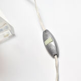 Lampe circulaire lucite vintage